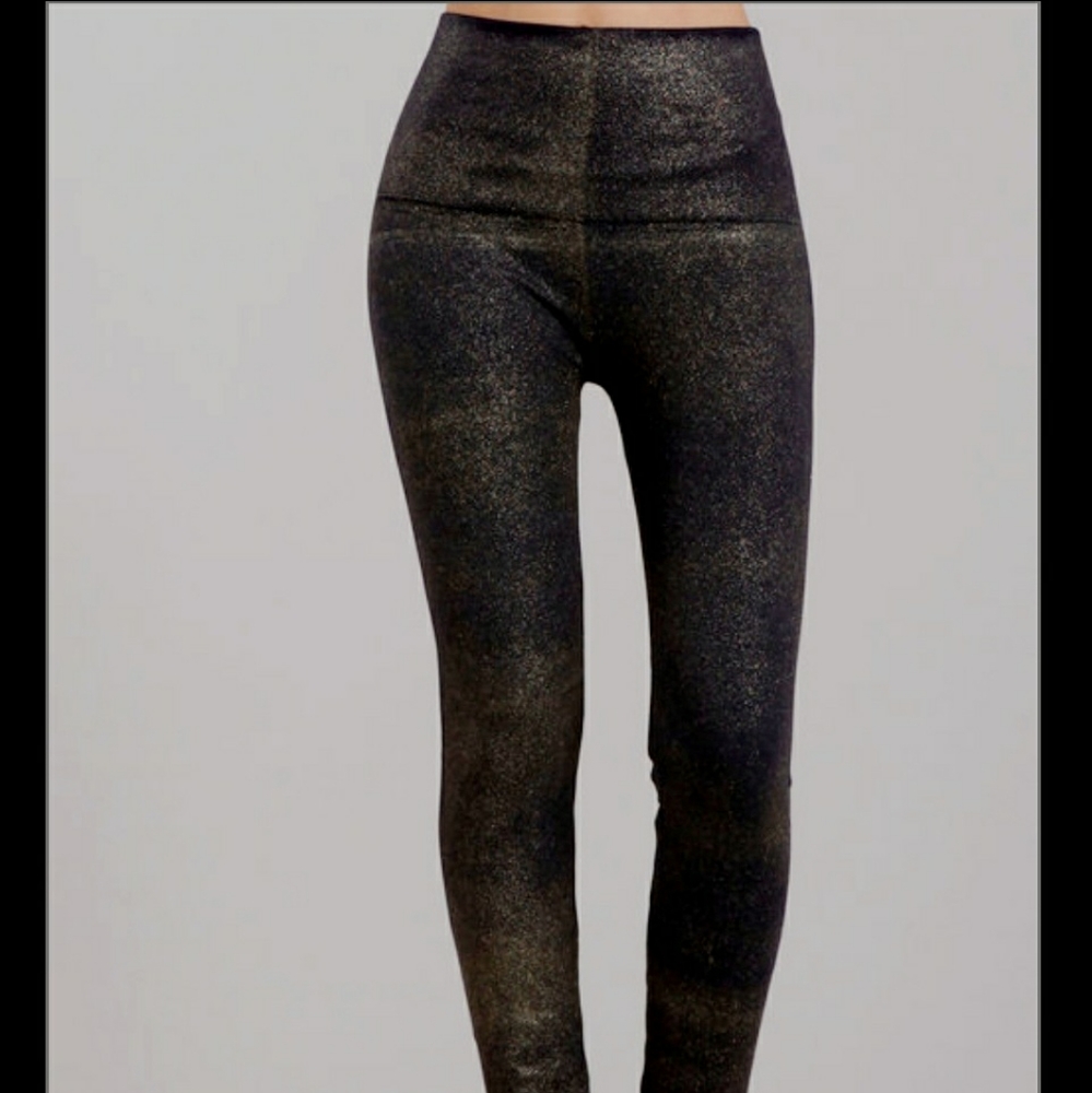 DENIM TWILL LEGGINGS